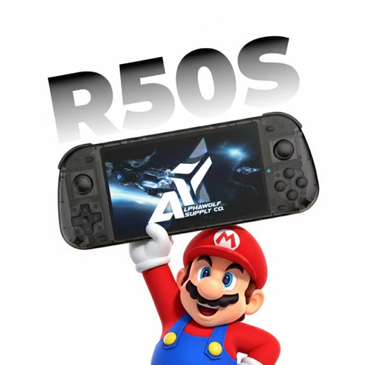 R50S Retro Handheld Game Console 5.1 Inch Large Screen Linux System 854*480 4200mAh Video Gaming Player Boy Gifts